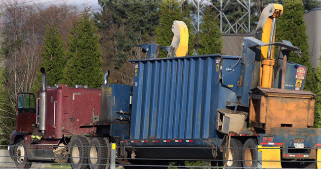 wisconsin truck overpass